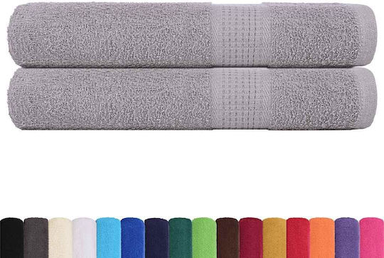 vidaXL Σώματος 100x200εκ. Γκρί 2τμχ Βάρους 360gr/m²