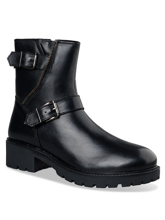 Envie Shoes Biker Boots Black F55-20502-34