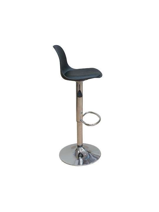 Hocker Bar Bar92 mit Rückenlehne & Höhenverstellbar Black 48x52x58cm