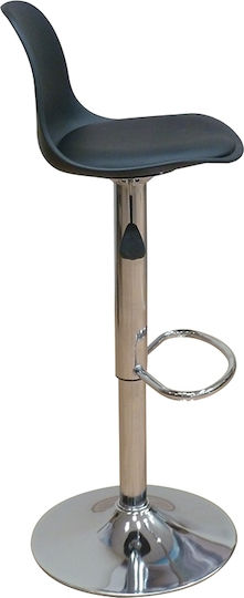 Hocker Bar Bar92 mit Rückenlehne & Höhenverstellbar Black 48x52x58cm