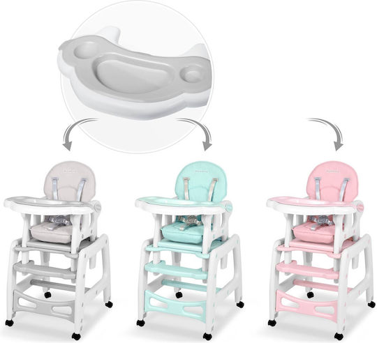 Ricokids Hochstuhl-Tablett in Gray Farbe