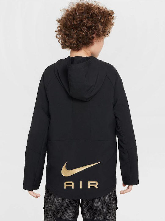Nike Cardigan pentru copii B NSW Black / Metallic Gold
