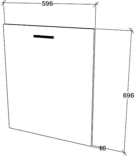 Karo Piesă de schimb pentru Ușa Pentru mașina de spălat vase 6422741