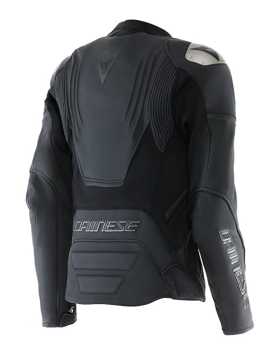 Dainese Racing 5 Leather Women's Jacket Summer Black