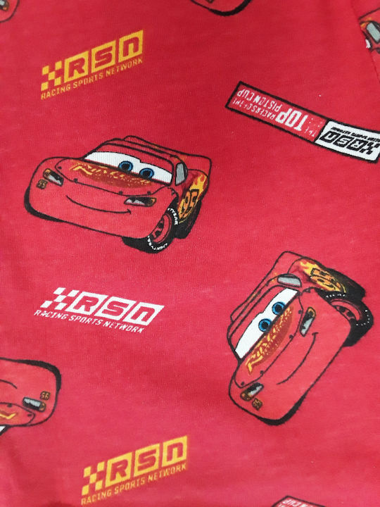 Disney Kids' Pajamas Winter White, Red Racing Car