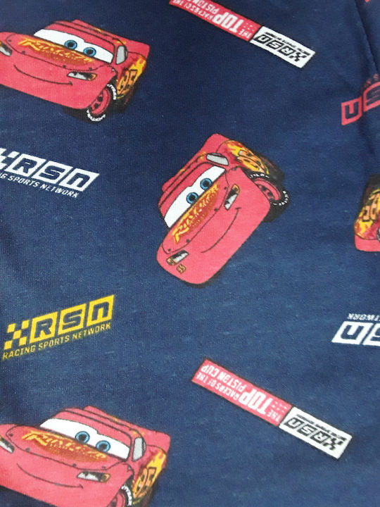Disney Pijama pentru copii De iarnă Din bumbac Grey Blue Racing Car