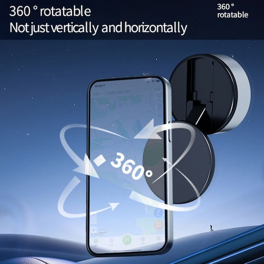 Car Mobile Mount with Magnet Silver