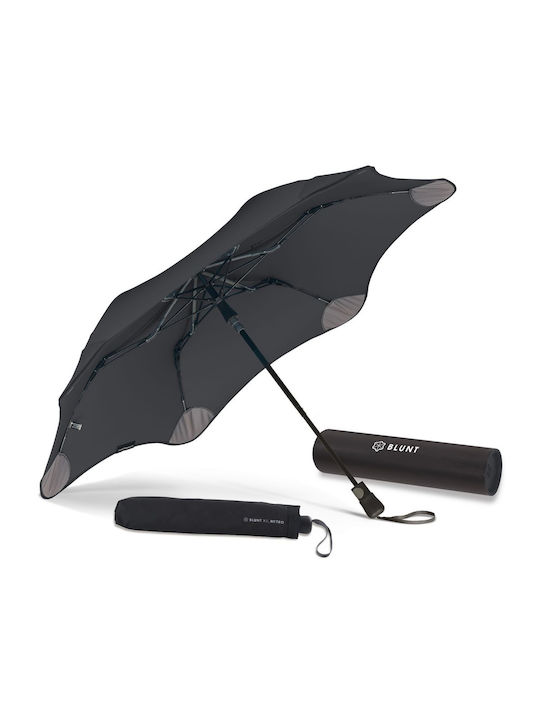 Automatic Folding Umbrella Metro (Black) - Blunt