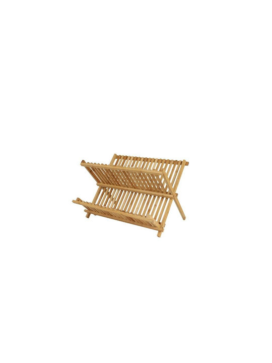 Στραγγιστήρι Νεροχύτη Ξύλινο Καφέ 43x36x28cm