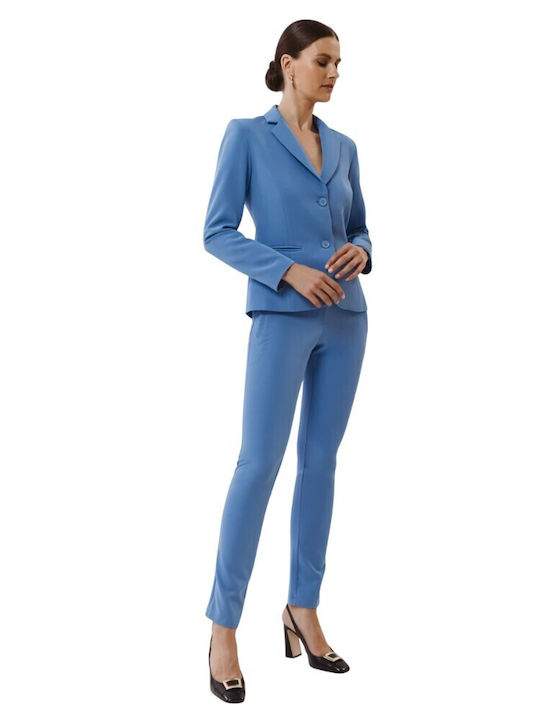 Chrisper Damen Krepp Mittellang Blazer SIEF