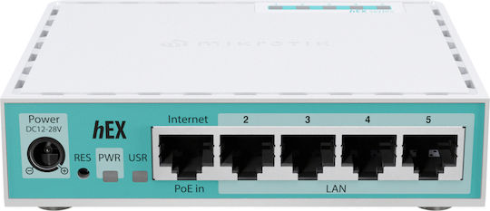 MikroTik E50UG hEX refresh Unmanaged L2 Switch with 5 Gigabit (1Gbps) Ethernet Ports