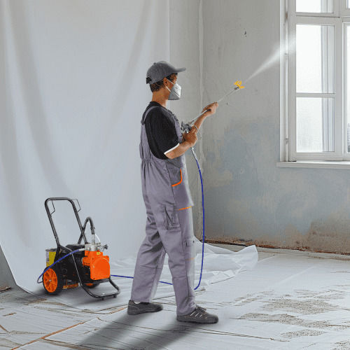 Vevor GMSGYWQPTJ301ILZ4V2 Ηλεκτρικό Πιστόλι Βαφής 1700W με Δοχείο 3.5lt