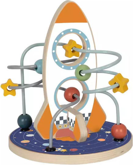 Tooky Toys Maze Rocket made of Wood for 24++ Months