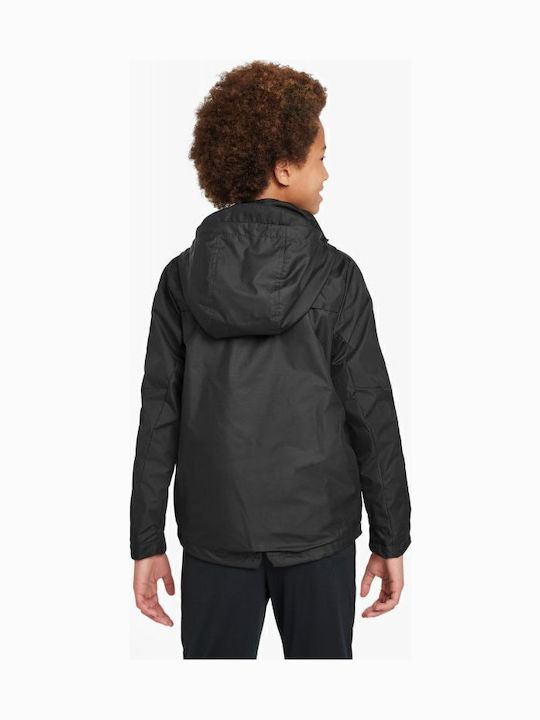 Academy Kids Sports Short Windproof Hooded Black