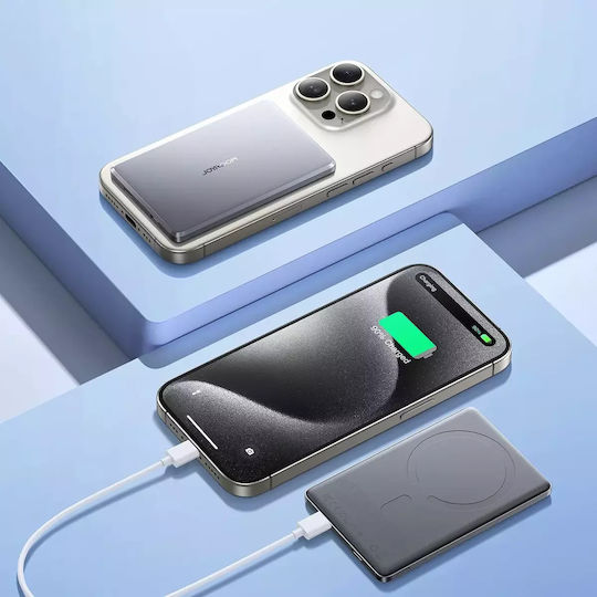 Joyroom JR-PBM08 Power Bank 5000mAh 20W με Θύρα USB-C Power Delivery Gray