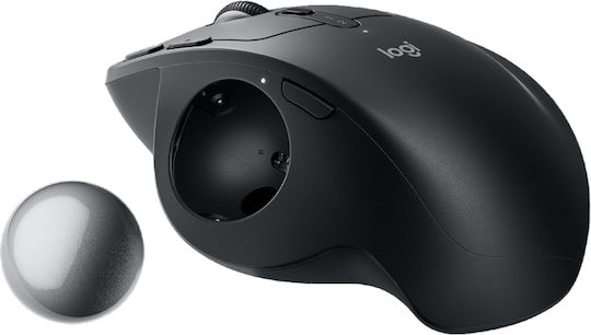 Logitech MX Ergo S Wireless Ergonomic Bluetooth Mouse cu Trackball Negru