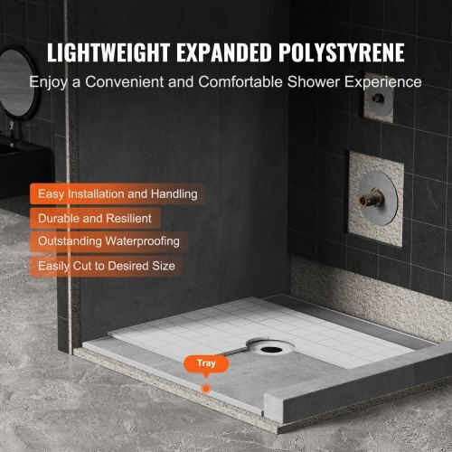 Vevor Keramik Dusche x182.8cm Gray
