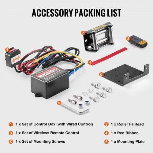 Electric Winch Vevor 4000 Lb Steel Cable Ip55 Waterproof Remote Control Atvgssjpyxwxejrpbv9