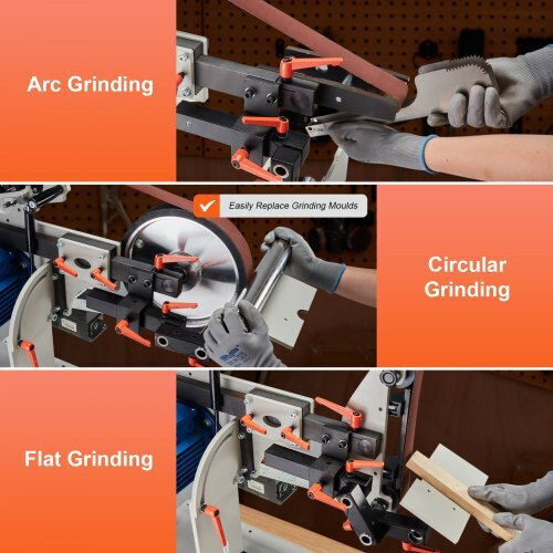 Vevor Belt/Disk Sander 2mm 1500W SDMC1500W728DDD10V2