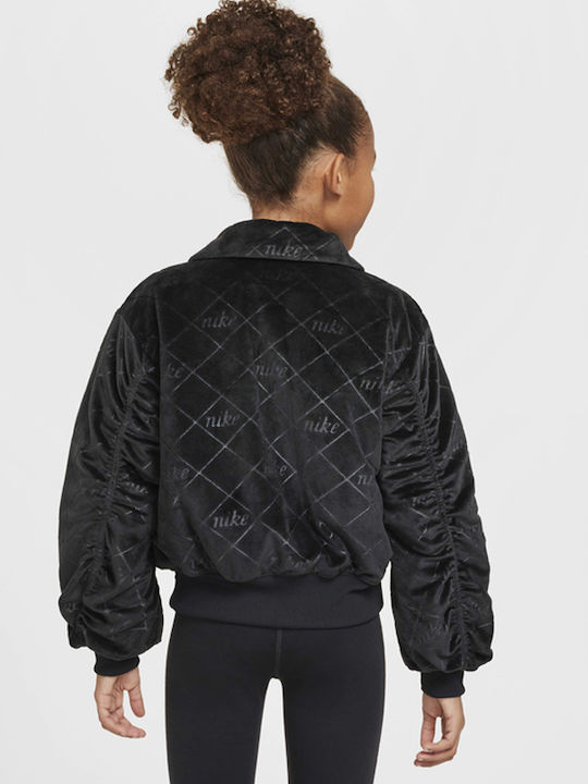 Nike Geacă Sport pentru Copii Neagră