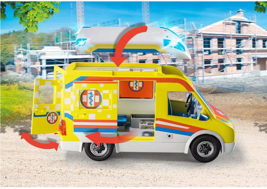 Playmobil City Life Ambulance with Rescuers for 4-10 years old