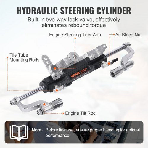 Vevor Hydraulic Steering Set for Boats 300hp Xwyyfxbdjtj37vr7hv0