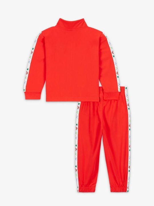 Nike Kids Sweatpants Set Crimson / White