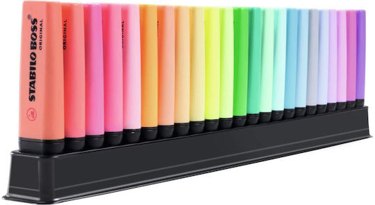 Stabilo Boss Original Μαρκαδόροι Υπογράμμισης Multicolour Σετ 23 χρώματα