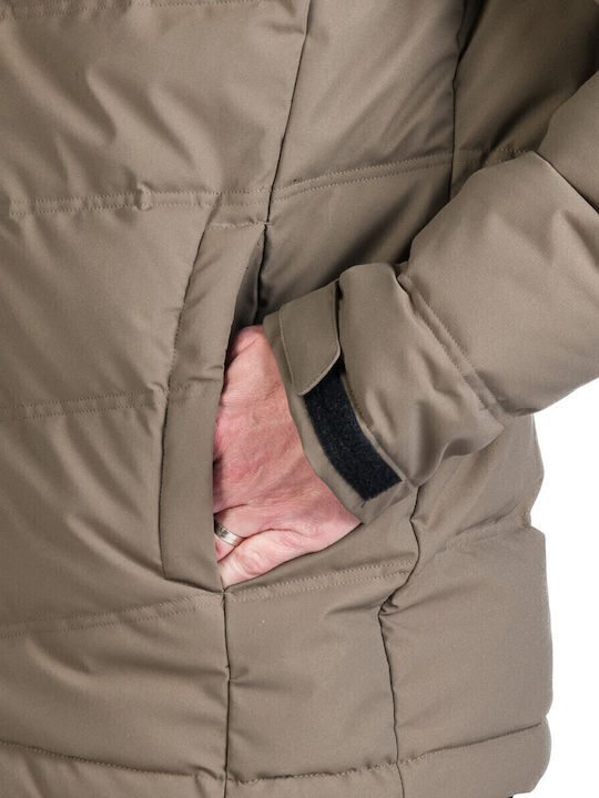 Мъжко Зимно Puffer Кафяво Бус-5268СП