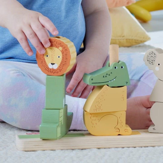 Fisher Price Stacking Toy Animals made of Wood for 12++ Months