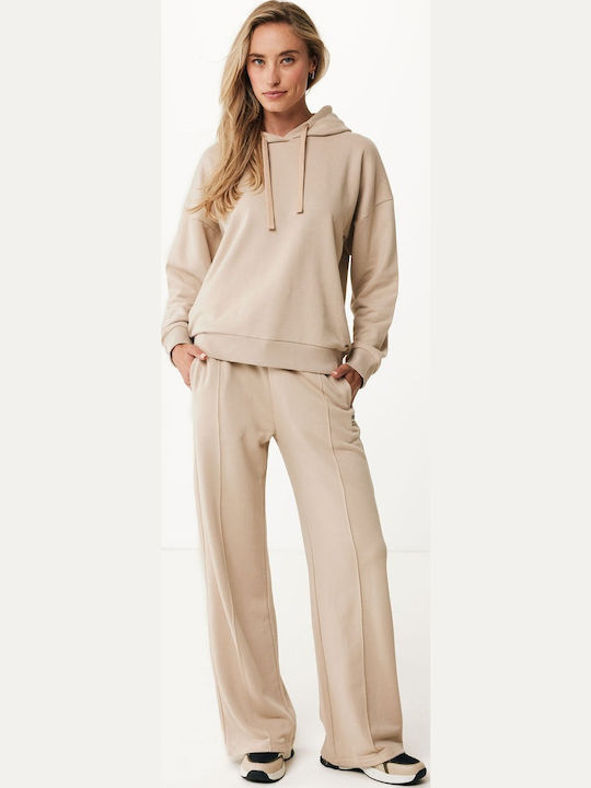 Damen Jogginghose mit Jogger Warm Beige