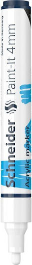 Schneider Paint-it 320 Acrylic Marker 4mm White (White)