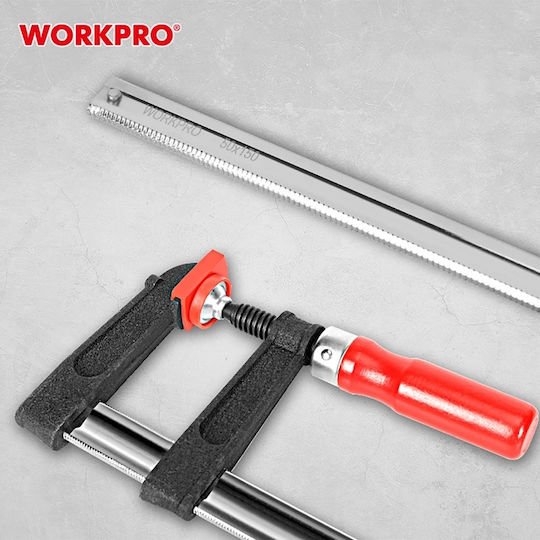 WorkPro WP232025 Σφιγκτήρας Τύπου "F" με Μέγιστο Άνοιγμα 150mm