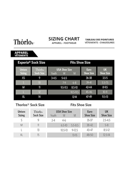 Thorlo Running Κάλτσες Λευκές 1 Ζεύγος