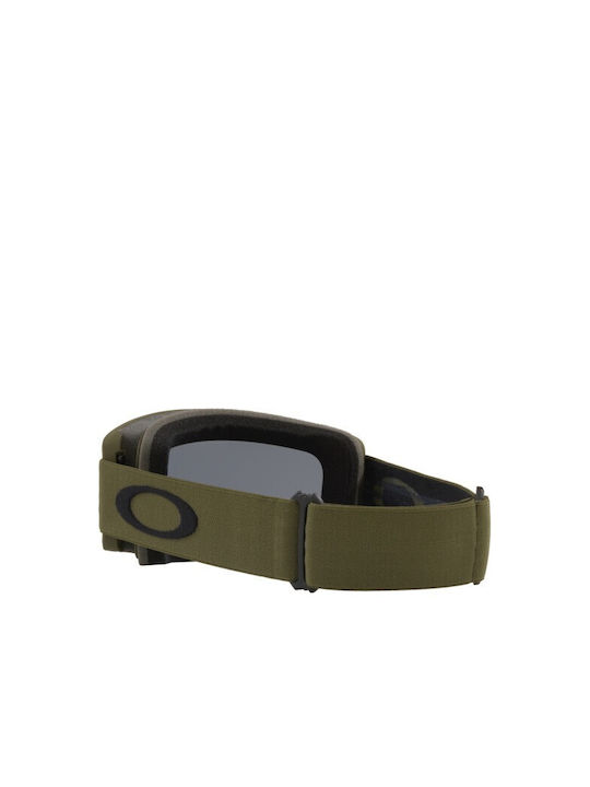 Oakley Target Line S Mască de Schi & Snowboard pentru Adulți Gri cu Lentilă Gri Fumurie