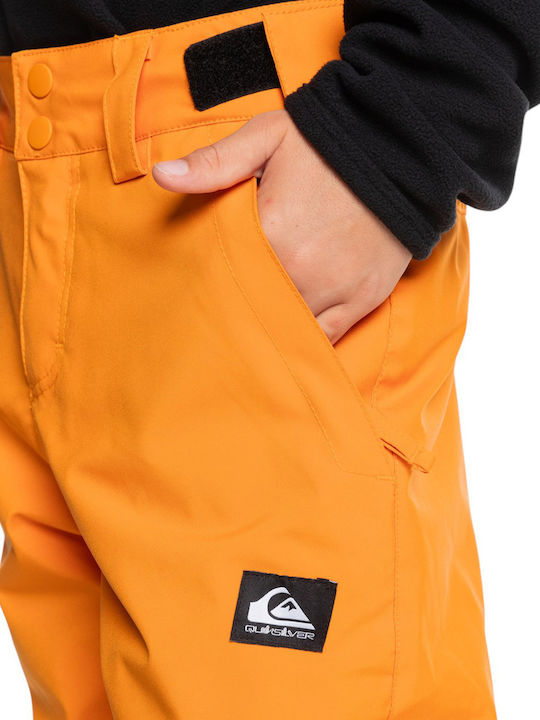 Quiksilver Snow Estate EQBTP03055-NZJ0 Παιδικό Παντελόνι Σκι & Snowboard Πορτοκαλί