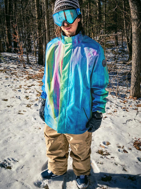 Volcom Ravraah G0652514-CSB Ανδρικό Μπουφάν για Σκι & Snowboard Μπλε
