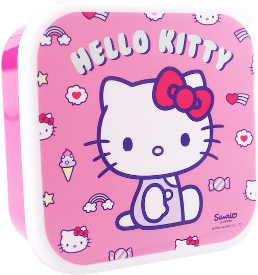 Vadobag Plastik Kinder Lebensmittelbehälter Hallo Kitty Flieder