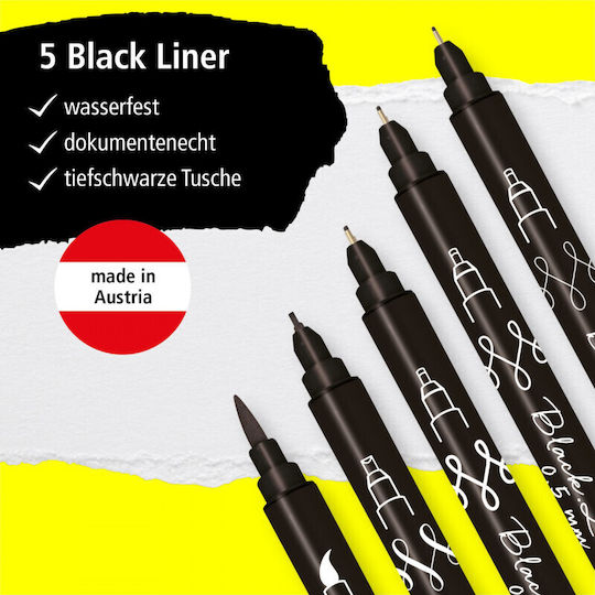 Online Markers 0.3mm Black 5pcs