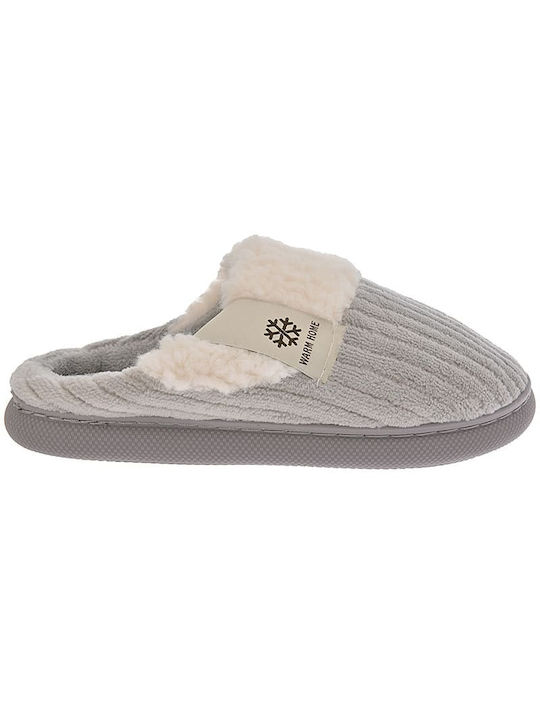 Jomix Winter Women's Slippers in Gray color