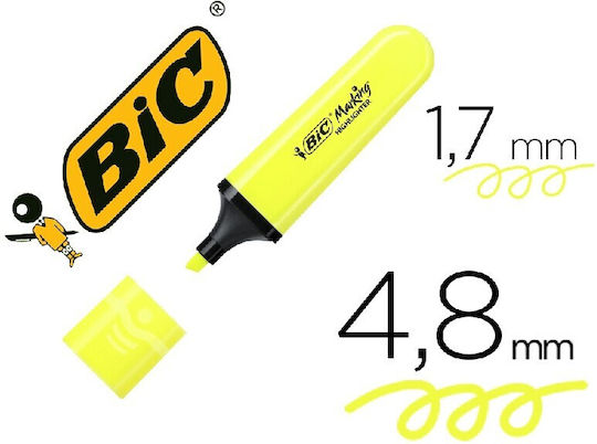 BIC Μαρκαδόρος Υπογράμμισης Neon Yellow