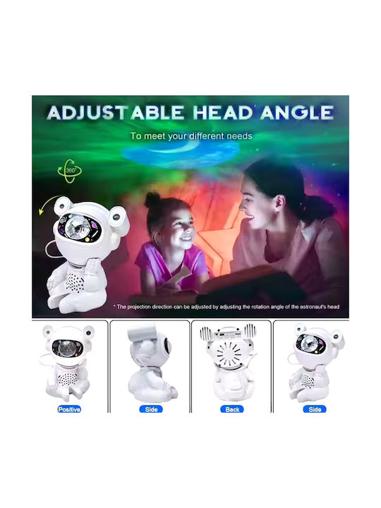 Kids Projector Lamp White 12x17cm