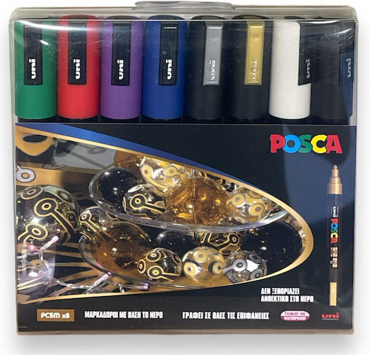 Posca Acrylic Markers 2mm 8pcs