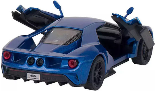 Goki Mașinuță Ford GT 2017 Albastru 1:38 Pull Back pentru 3+ Ani
