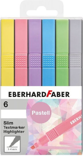 Eberhard Faber Textmarker 6 Pastellfarben 4087205515061 Eberhard