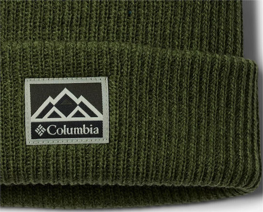 Whirlibird Cuffed Beanie Unisex Beanie Knitted in Green color