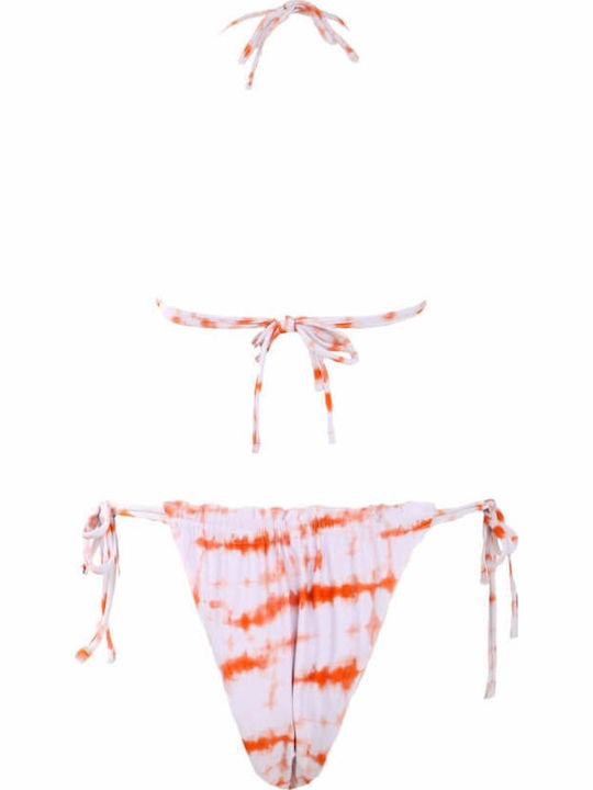 Gigi Set Bikini Τριγωνάκι & Brazil Λευκό