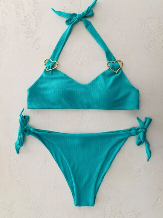 Gigi Set Bikini Μπουστάκι Τιρκουάζ