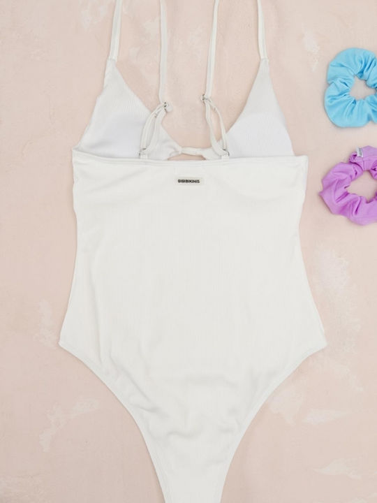 Gigi Costum De Baie Întreg Alb