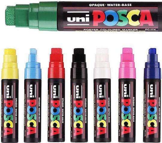 Uni-Ball Permanent Markers 15mm Uni Posca 8Τεμ. 15mm 8pcs